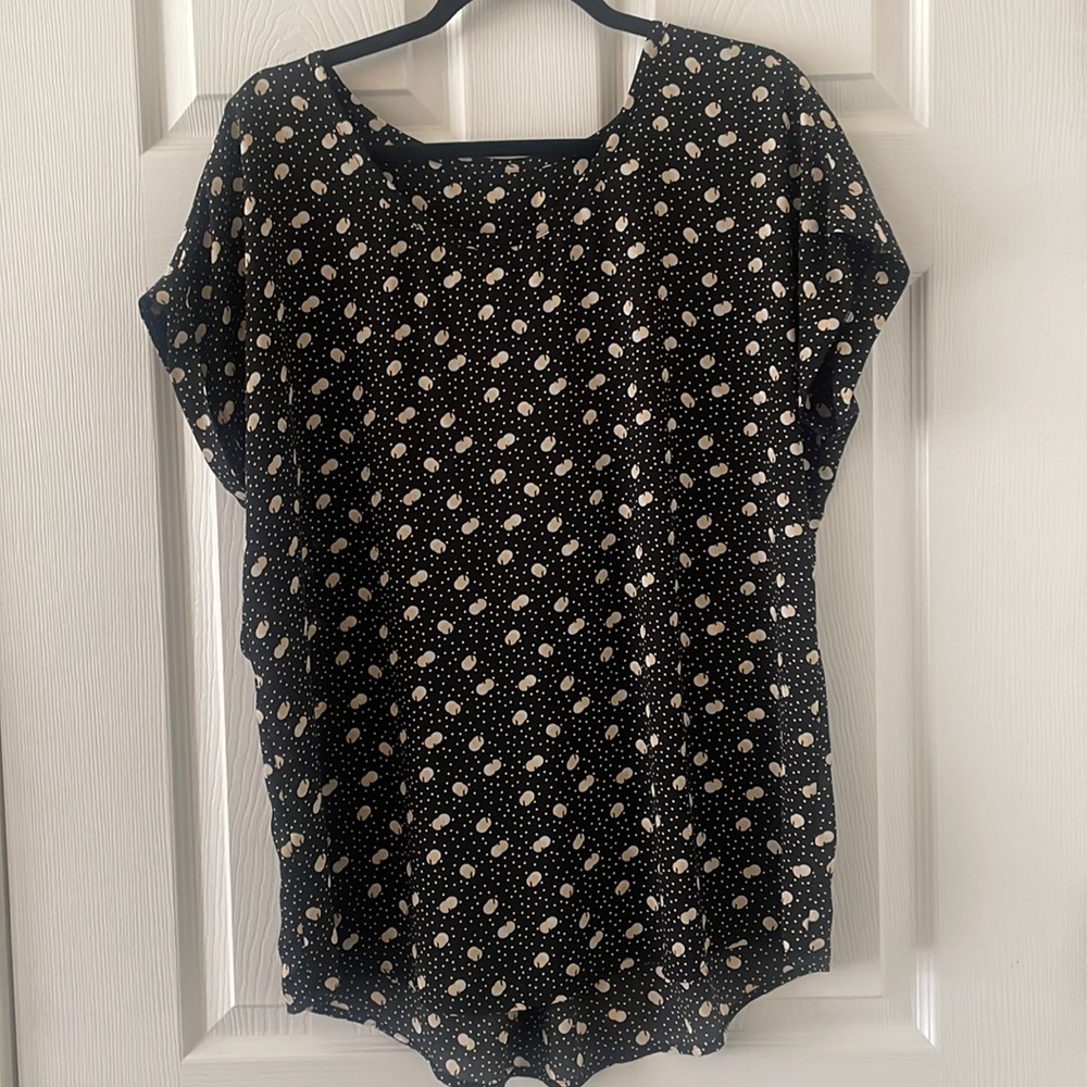 Women’s Pullover Blouse with hi-low bottom edge